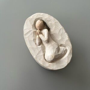 Willow Tree Jewelry Keepsake Box W/Lid “Angel of Prayer” Bless 2003 Susan Lordi